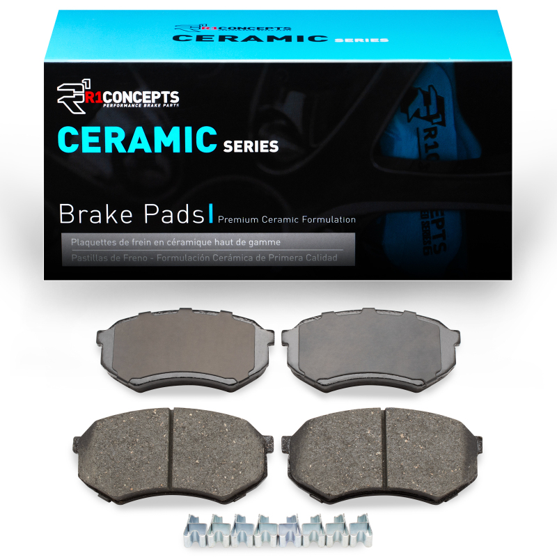 Mitsubishi Fuso FE Brake Pads - Front - R1 Concepts - R1 Ceramic - `89-`04